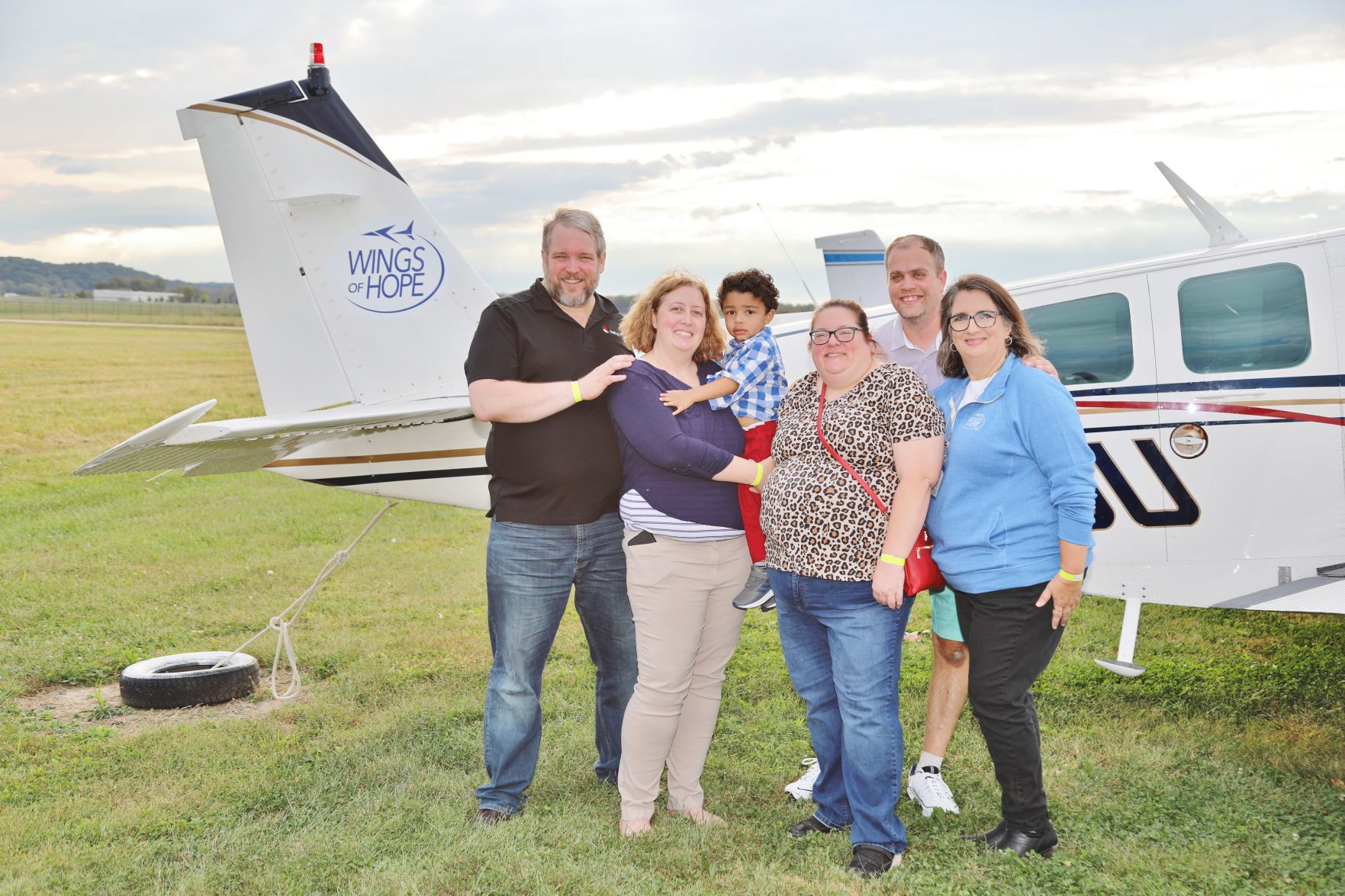 Matt, Christy and Auggie Hamilton, Keeri Jupka, Stephan Swanson, Beth Campbell, CFO